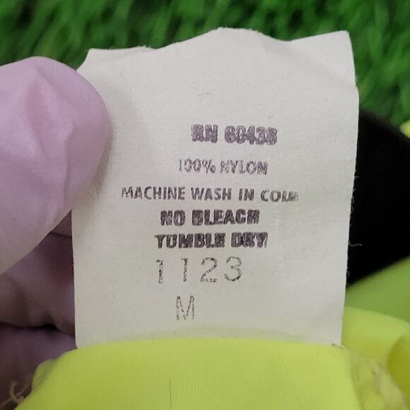 Vintage 90s MOD Gym Shorts Womens XS/S Green Neon - Picture 12 of 13